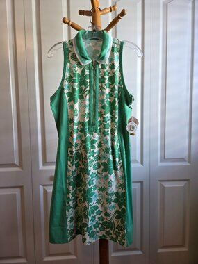 Spartina 449 freya zip dress Marsh Hens Wildflowers size M